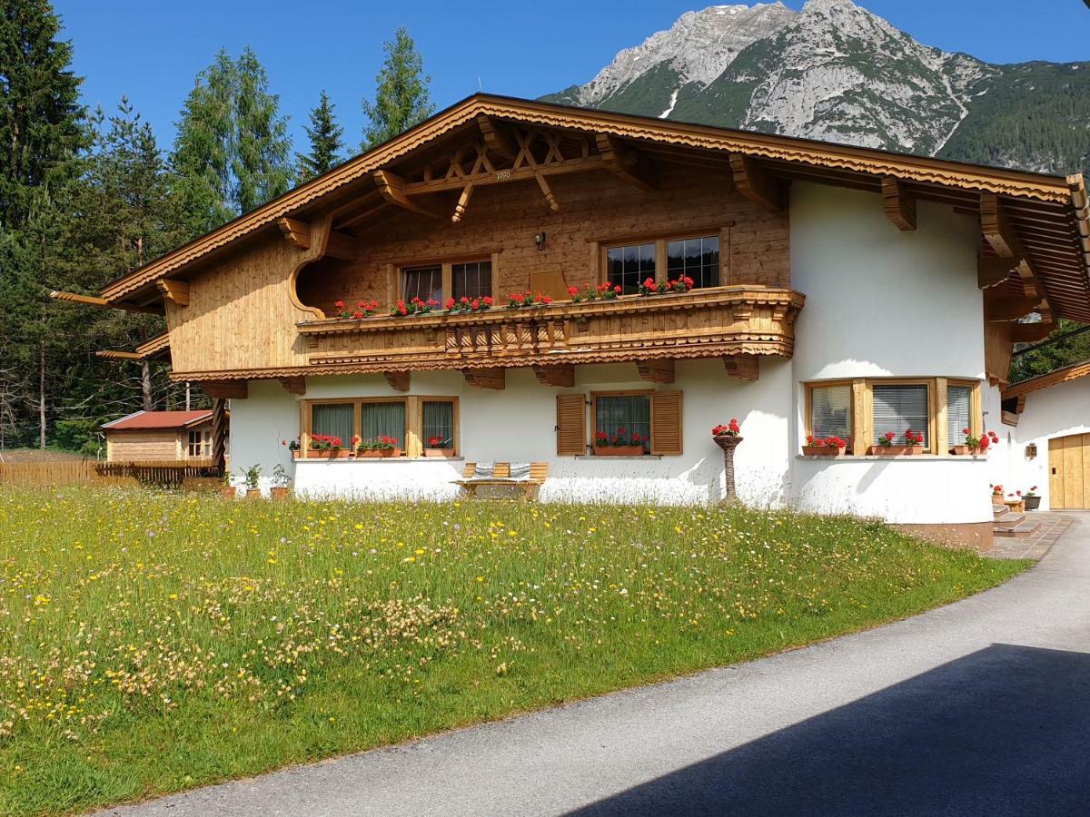 Haus Schiefer Leilighet Leutasch Eksteriør bilde
